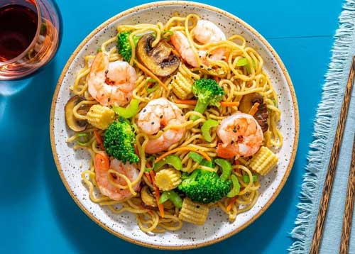 Shrimp Chow Mein Noodles