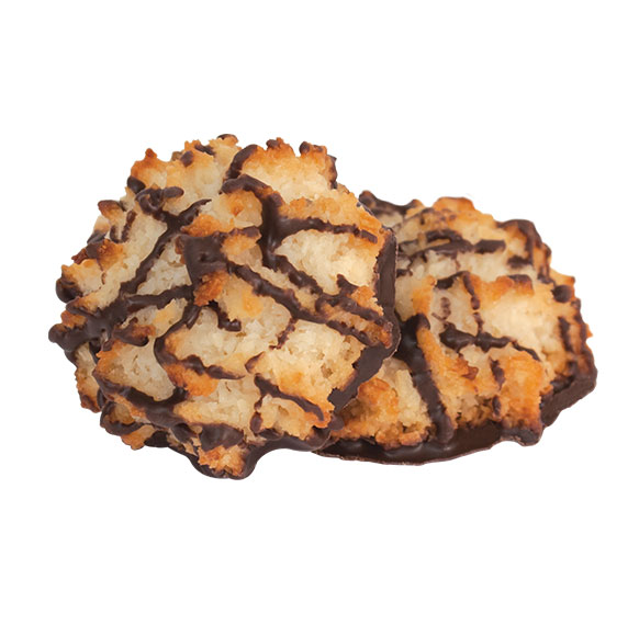 Chocolate Drizzled Macaroon