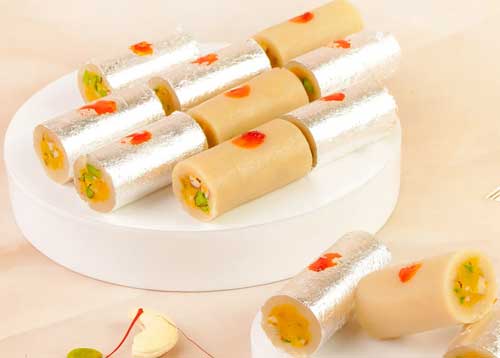 Kaju Kesar (round roll)